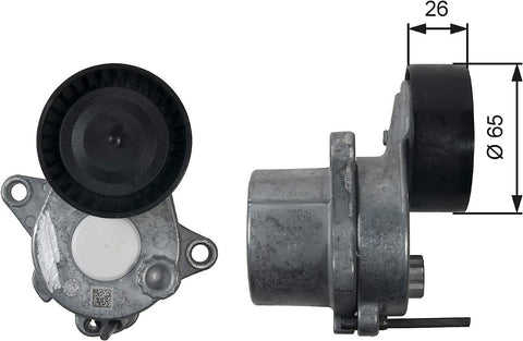 Gates T39196 Tensioner Pulley, Ribbed Drive Belt