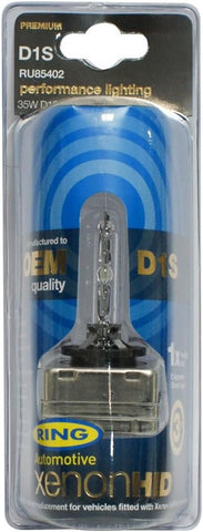 Ring Automotive RU85402 D1S Projection Gas Discharge Bulb, 85 V, 35 W