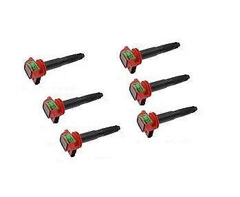 PORSCHE CAYENNE 4.8 957 IGNITION COIL SET BERU (ZSE042) X6
