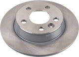 febi bilstein 14162 Brake Disc Set (2 Brake Disc) rear, full, No. of Holes 5