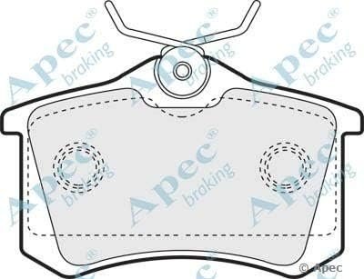 APEC PAD1256 Brake Pad