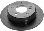 febi bilstein 08138 Brake Disc Set (2 Brake Disc) rear, full, No. of Holes 5