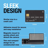 Ring Automotive RSDCR1000 Rearview Smart Dash Cam Full HD 1080p 30fps rear car camera dashcam, BLACK