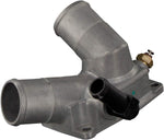 febi bilstein 33486 Thermostat Housing with temperature switch and seal, pack of one