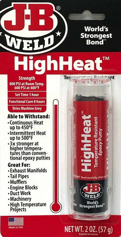 J-B Weld Heat Epoxy Putty Stick