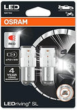 OSRAM LEDriving® SL, ≜ W21W, White 6000K, LED signal lamps, Off-road only, non ECE, Double Blister