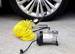 Ring RAC900 Heavy Duty Tyre Inflator, Air Compressor with 7m Extendable Airline, Brass Connector and Storage Bag, Style 1