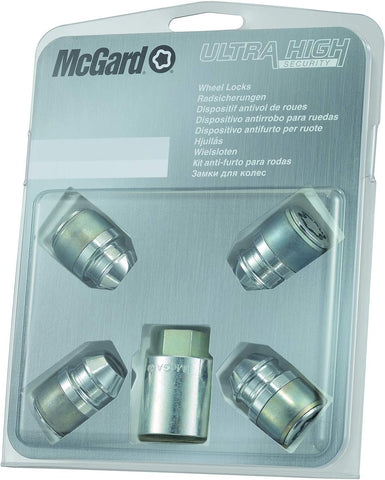 24195SL Wheel Lock Nuts SL (Ultra High Security) M12 x 1,5, cone seat, Overall length 32,5 mm, Hex size 21mm, Key diameter 28,8 mm