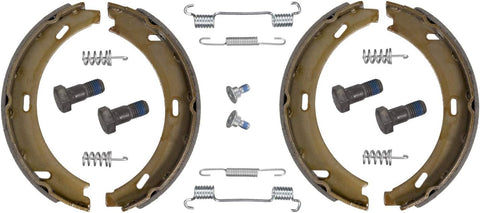 febi bilstein 08200 Brake Shoe Set for parking brake, with additional parts, pack of two