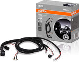 OSRAM LEDriving WIRE HARNESS AX 2LS, wiring harness for car light strips, light bar wiring harness kit, cable set for installing two light sources, adapter for car headlights