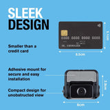 Ring Automotive RSDCR1000 Rearview Smart Dash Cam Full HD 1080p 30fps rear car camera dashcam, BLACK