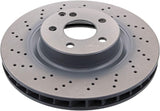 febi bilstein 37725 Brake Disc (1 Brake Disc) front, perforated / internally ventilated, No. of Holes 5