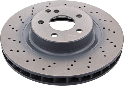 febi bilstein 37725 Brake Disc (1 Brake Disc) front, perforated / internally ventilated, No. of Holes 5