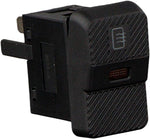 febi bilstein 17002 Switch for rear-window heater, pack of one , Black