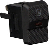 febi bilstein 17002 Switch for rear-window heater, pack of one , Black