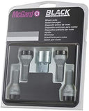 27226SUB Wheel Lock Bolts Black SUB M14 x 1,25, cone seat, shaft length 27,9 mm, Overall length 50,5 mm, Hex size 17mm, Key diameter 25,8 mm