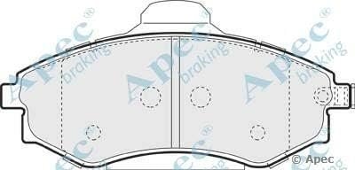 APEC PAD1321 Brake Pad