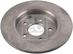 febi bilstein 24619 Brake Disc Set (2 Brake Disc) rear, full, No. of Holes 5