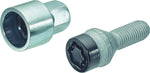 27226SUB Wheel Lock Bolts Black SUB M14 x 1,25, cone seat, shaft length 27,9 mm, Overall length 50,5 mm, Hex size 17mm, Key diameter 25,8 mm