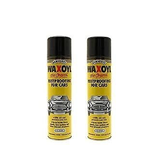 2 X Hammerite Waxoyl Clear Rust Treatment Aerosol - 400ml