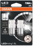 OSRAM LEDriving® SL, ≜ W21W, White 6000K, LED signal lamps, Off-road only, non ECE, Double Blister