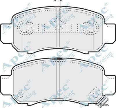 APEC PAD1280 Brake Pad