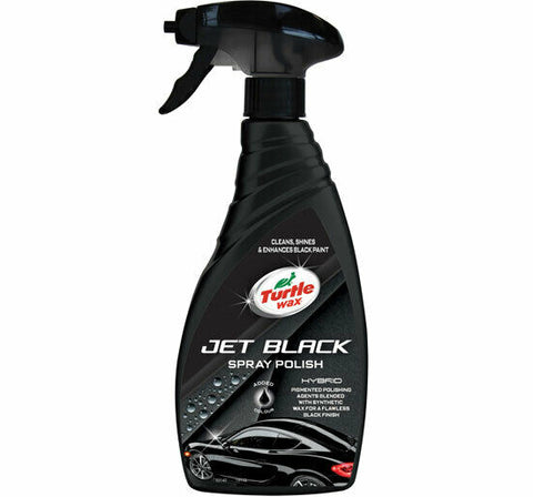 Turtle Wax Jet Black Spray Polish 500ml Trigger